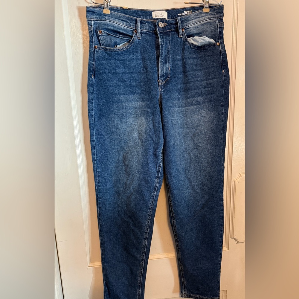 Nicole Miller Nomad High Rise Relaxed Boyfriend Fit Jeans size 10
